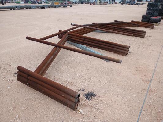 (4) 24ft H Braces with Kicker 8ft Tall (1) 16ft H Brace with Kicker 8ft Tall