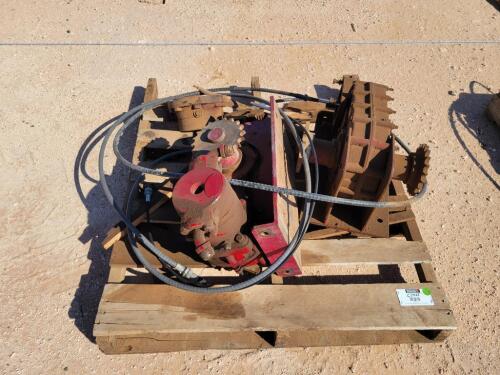 Pallet Of Misc Gear Boxes & Hydraulic Motor