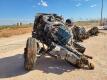 International Engine & Transmission on Cut Of Truck Frame - 4