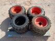 Kubota Front & Rear Wheels w/Tires, (2) Unused Tires 18 x 8.50-10