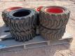 Kubota Front & Rear Wheels w/Tires, (2) Unused Tires 18 x 8.50-10 - 2