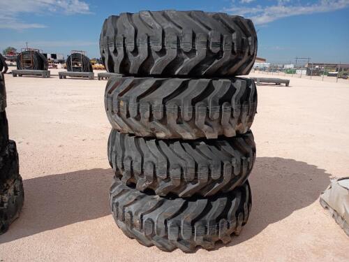 (4) New Foam Filled Tires for JCB 510 Telehandler, 17.5-25