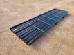 (50 pcs) 26 Gauge R Panels 12ft Long, Color Black - 2