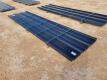 (50 pcs) 26 Gauge R Panels 12ft Long, Color Black