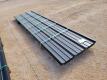 (50 pcs) 26 Gauge R Panels 12ft Long, Color Black - 3