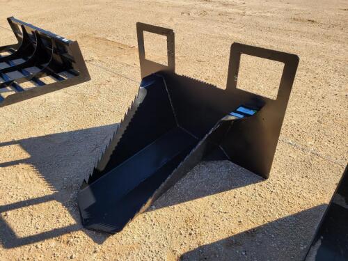KC 40" Skid Steer Tree Spade Bucket