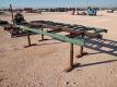 (2) 10Ft Rolling Tables w/DeWalt Shop Saw - 4