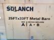 SD Lanch SDLC2533FT 25ft x 33ft Double Garage Metal Shed (2 Boxes) - 3