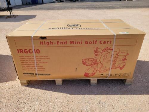 IRGC40 High-End Mini Golf Cart (Color Blue)