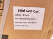 IRGC40 High-End Mini Golf Cart (Color Khaki) - 7