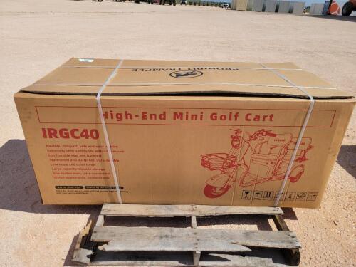 IRGC40 High-End Mini Golf Cart (Color Blue)