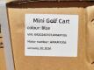 IRGC40 High-End Mini Golf Cart (Color Blue) - 7