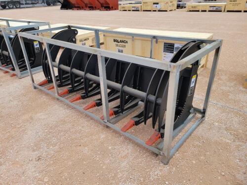 78" Skid Steer Root Grapple Bucket