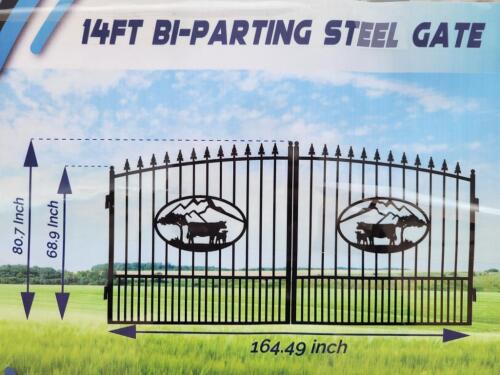 (4 Sets) 14ft Bi-Parting Gates