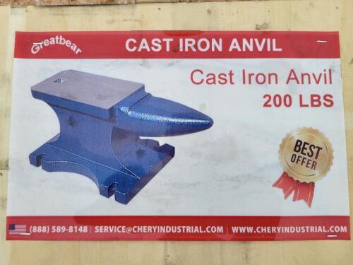 Greatbear 200lbs Cast Iron Anvil