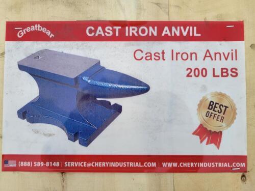 Greatbear 200lbs Cast Iron Anvil
