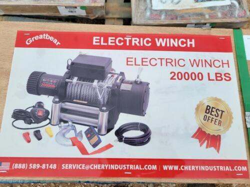 Great Bar Electric 20,000lbs Winch