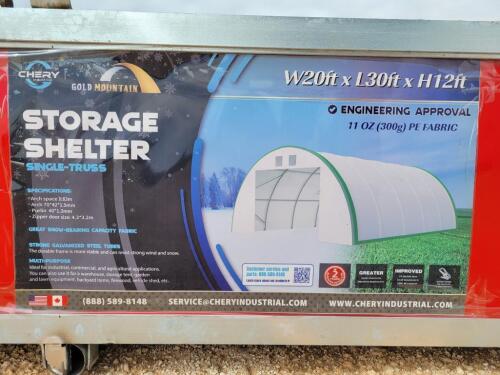 Chery Storage Shelter W20ft x L30ft x H12ft