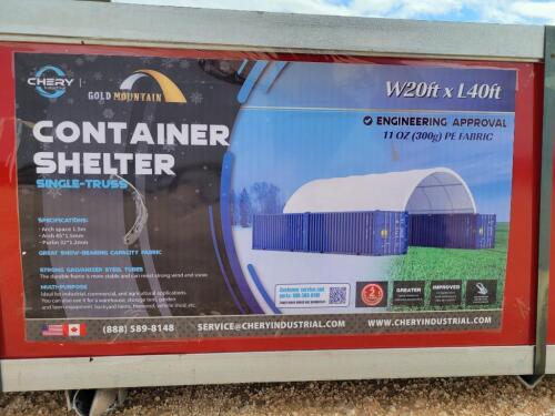 Chery Container Shelter W20ft x L40ft