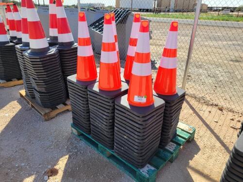 (100) Traffic Safety Cones