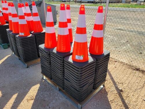 (100) Traffic Safety Cones