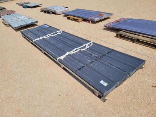 (70) Grey Metal Roof/Wall Panels