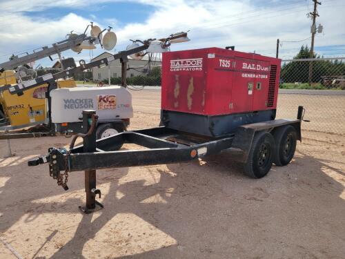 2005 Baldor TS25 Portable Generator