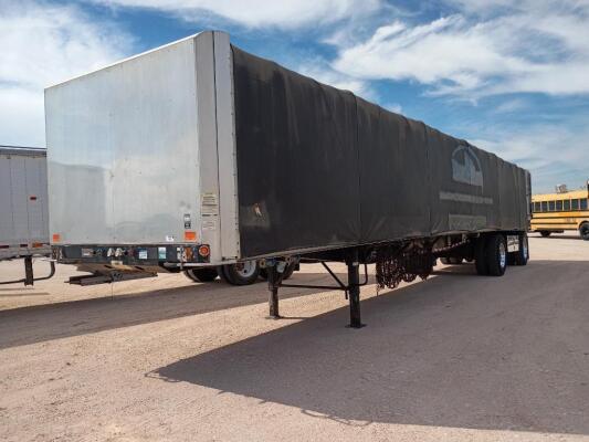 2018 Fontaine 48Ft x 102" Flatbed Trailer w/Aero Conestoga Rolling Tarp System