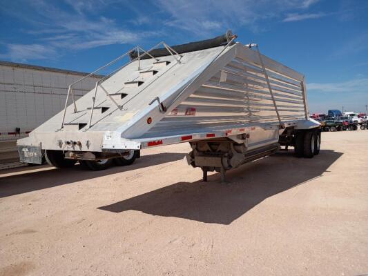 2016 Travis Aluminum Belly Dump Trailer