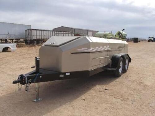 2020 Unused Transfer Fuel Tank Trailer 760 Gallon with storage compartment