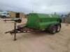 1,000 Gallon Farm Transfer Fuel Tank Trailer