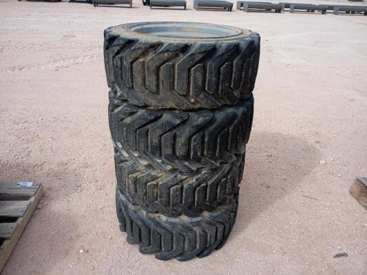 (4) Foam Filled Tires for Genie Manlift, 315/55 D 20