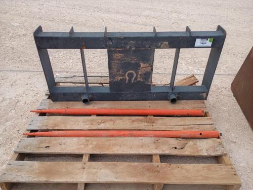 PABREAK Skid Steer Bale Spears