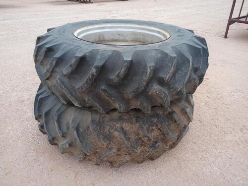 (2) Tractor Wheels w/18.4-34 Tires