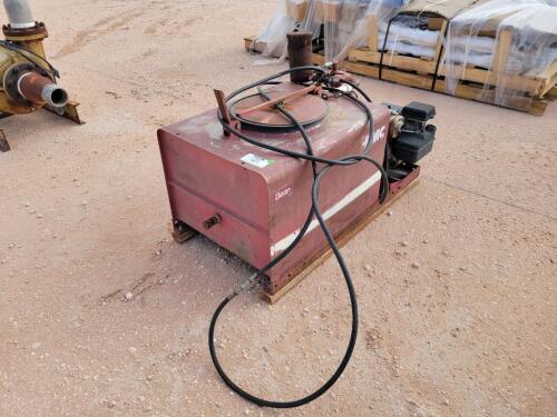 FMC Tank w/John Bean Pump & Briggs Stratton Gas Motor