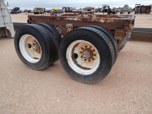 Cut Off Trailer Frame w/Axles