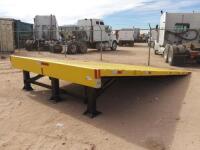 Shop Made loading Ramp, 10 Ft Wide x 20 Ft Long, Adjustable Hight