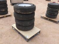 (4) Utility Trailer Wheels/Tires 235/80R16
