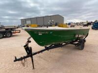 Green Boat/Trailer