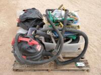 Pallet of miscellaneous items & Shop Vac