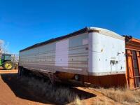 1971 AMERICAN 38’ T.A. HOPPER BOTTOM GRAIN TRAILER, 12 TRAP  