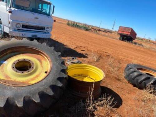 Lot Miscellaneous Tractor Wheels & Tires 
