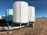 Wylie 6,000 Gallon Twin Cone Mobile Fertilizer Storage Tanks