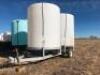 Wylie 6,000 Gallon Twin Cone Mobile Fertilizer Storage Tanks