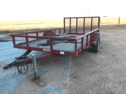 12' Single Axle ATV Trailer