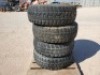 (4) Military Wheels/Tires 37x12.50R16.5LT