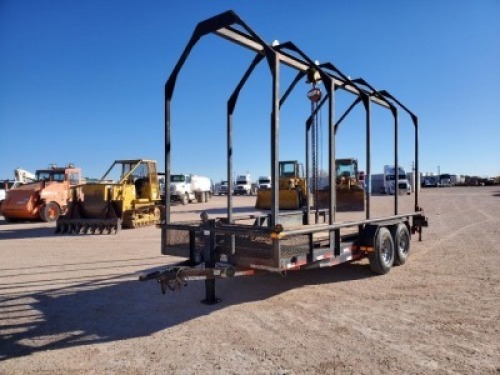 18' x 84" Maxey Utility Trailer with Hoist