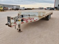 Big Tex 16ft Flat Bed Bumper Pull Trailer