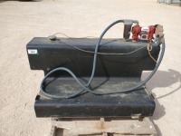 L Shaped Fuel Transfer Tank with Pump