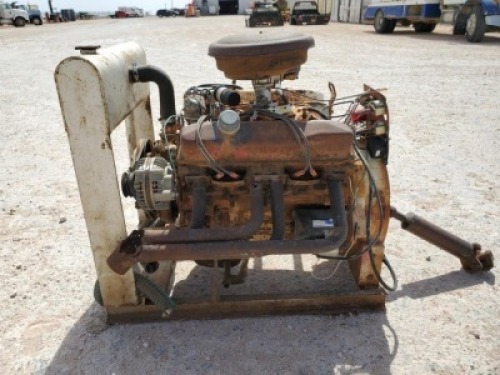 V8 Chevy 413 Gas Pump Motor